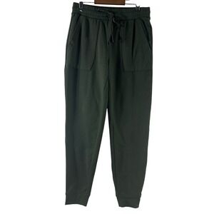 Daily Ritual Womens Forest Green Cotton Modal Jogger Pants XS Drawstring XS